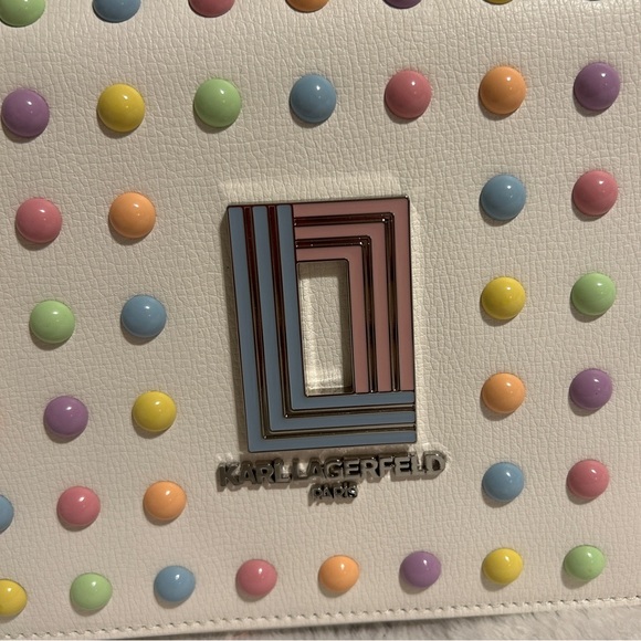 Rainbow Dot Karl Lagerfeld Handbag - Picture 6 of 9